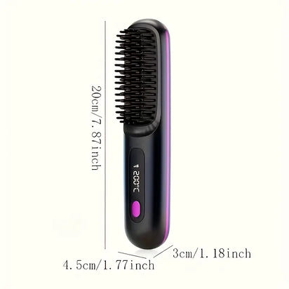 Herform - Cordless Hair Straightener Brush